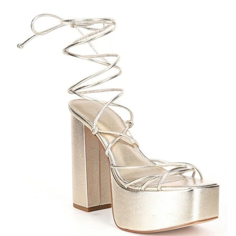 Gianni Bini Rixey Platform Ankle Wrap